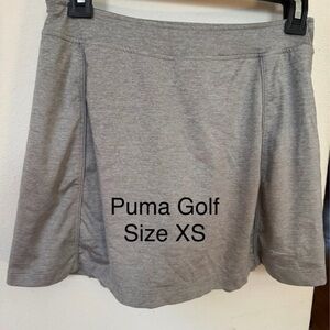 Puma Gray Athletic Golf Skort